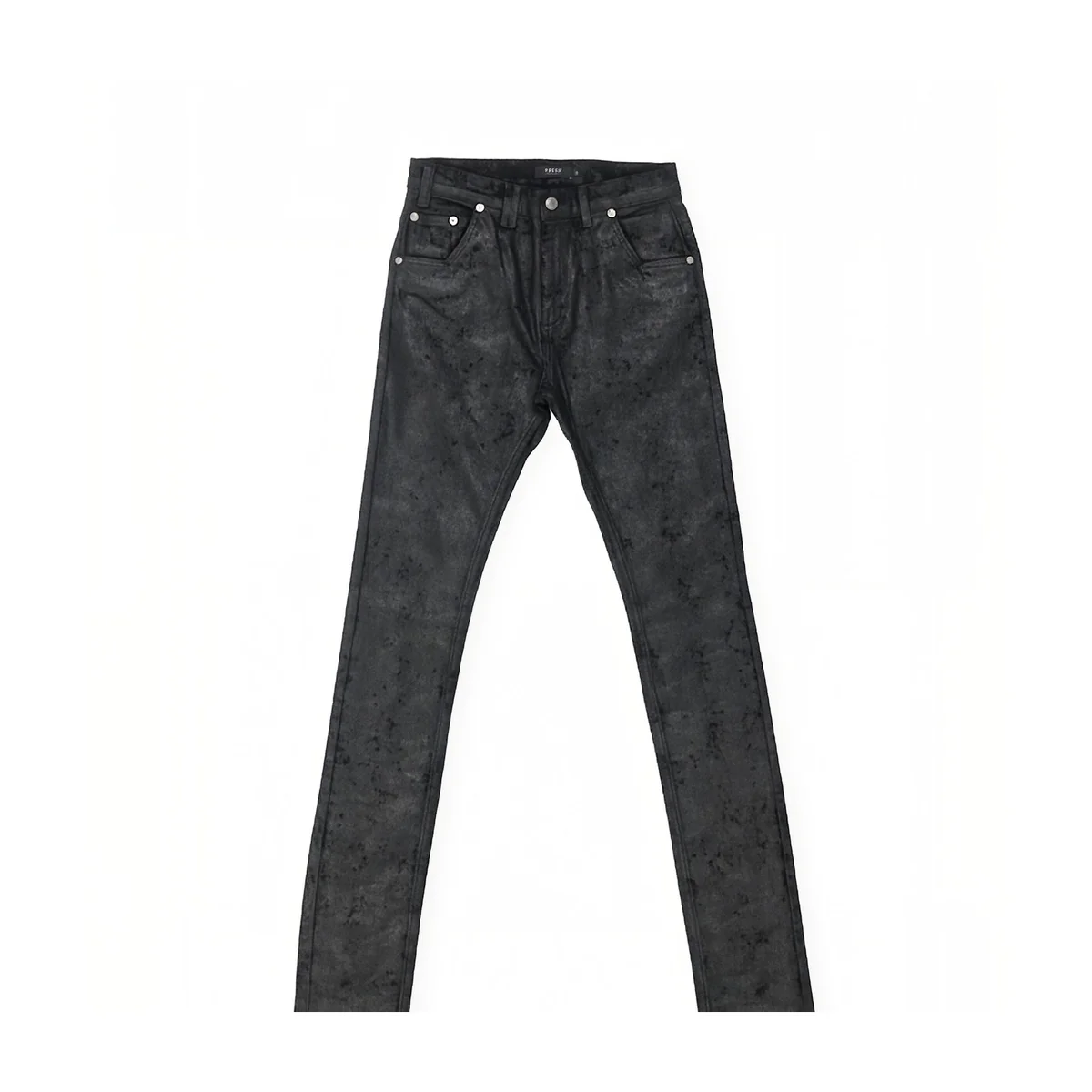 CHAR-SLIM-FIT-DENIM_01 VIVET Slim Fit Denim - Char Varnish - Image 1